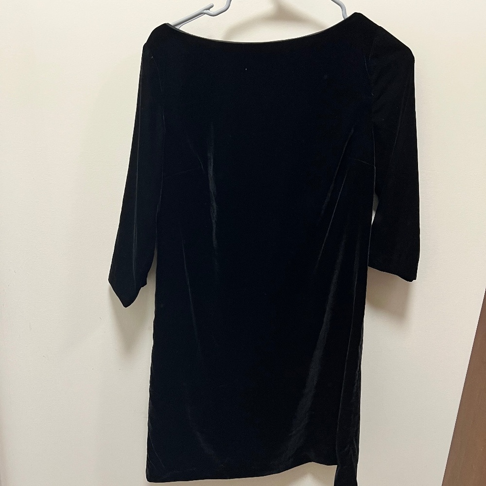 Velvet shift dress
